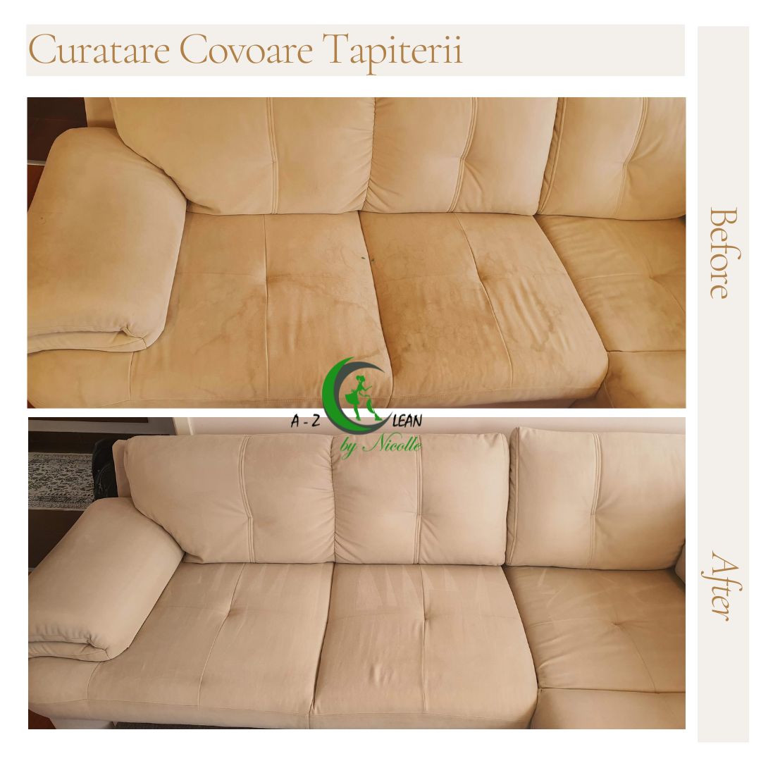 Canapea gri închis - Curățare și reîmprospătare